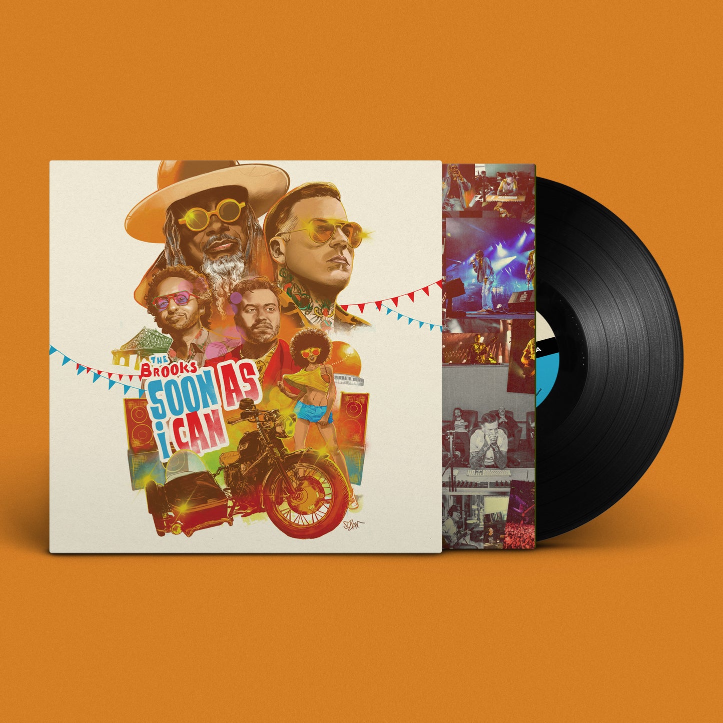 The Brooks - Soon As I Can (vinyl combo and short sleeve shirt artwork single)