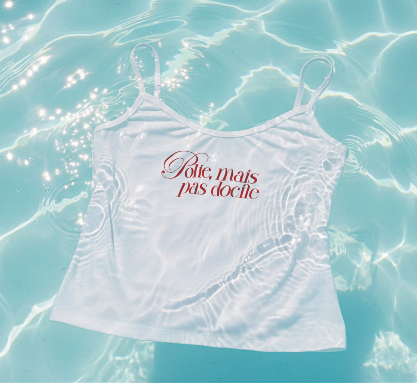 Emmanuelle Querry - Camisole spaghetti Polie, mais pas docile