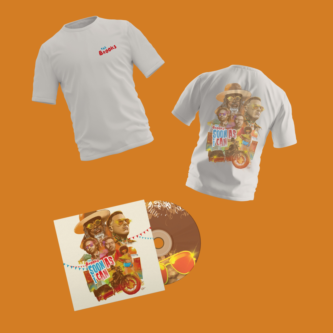 The Brooks - Soon As I Can (CD combo and album artwork short sleeve shirt)