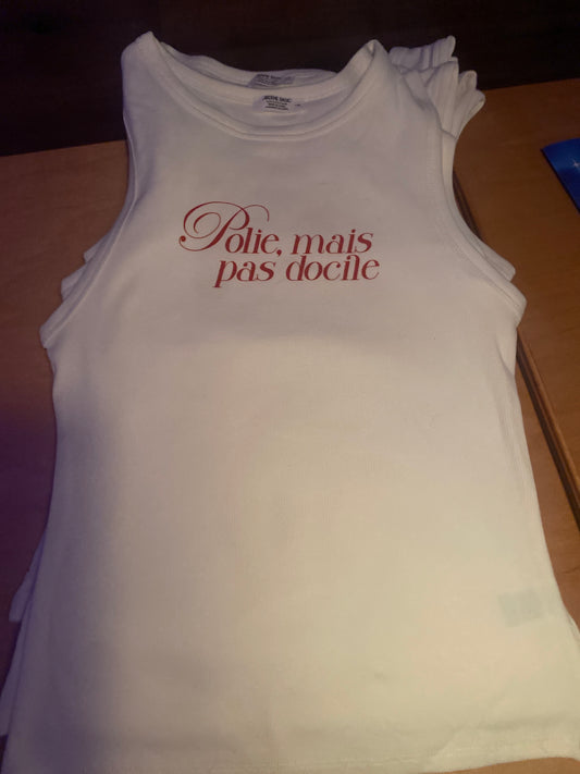 Camisole Polie, mais pas docile