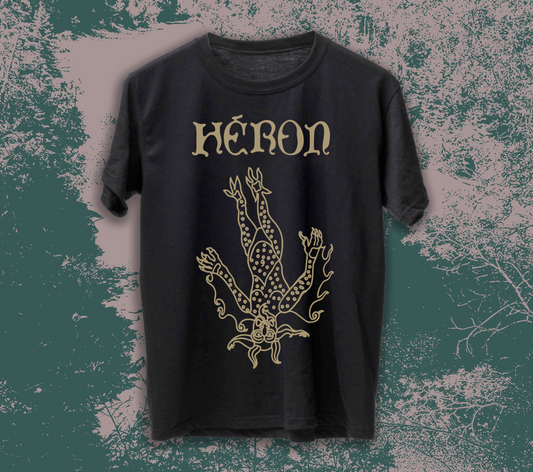 Héron - T-shirt Verger noir