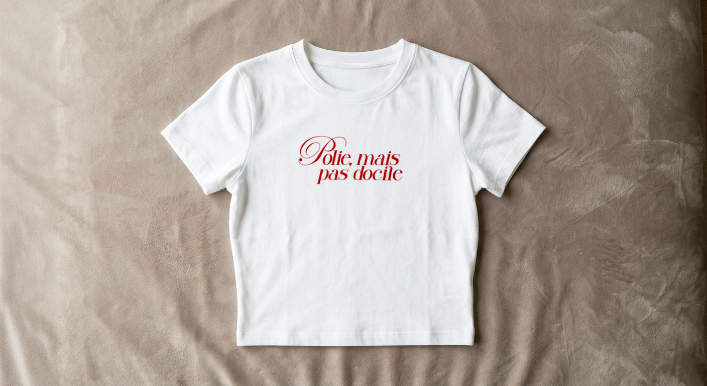 Emmanuelle Querry - Baby Tee Polie, mais pas docile